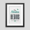 Affiche encadrée The adventure begins